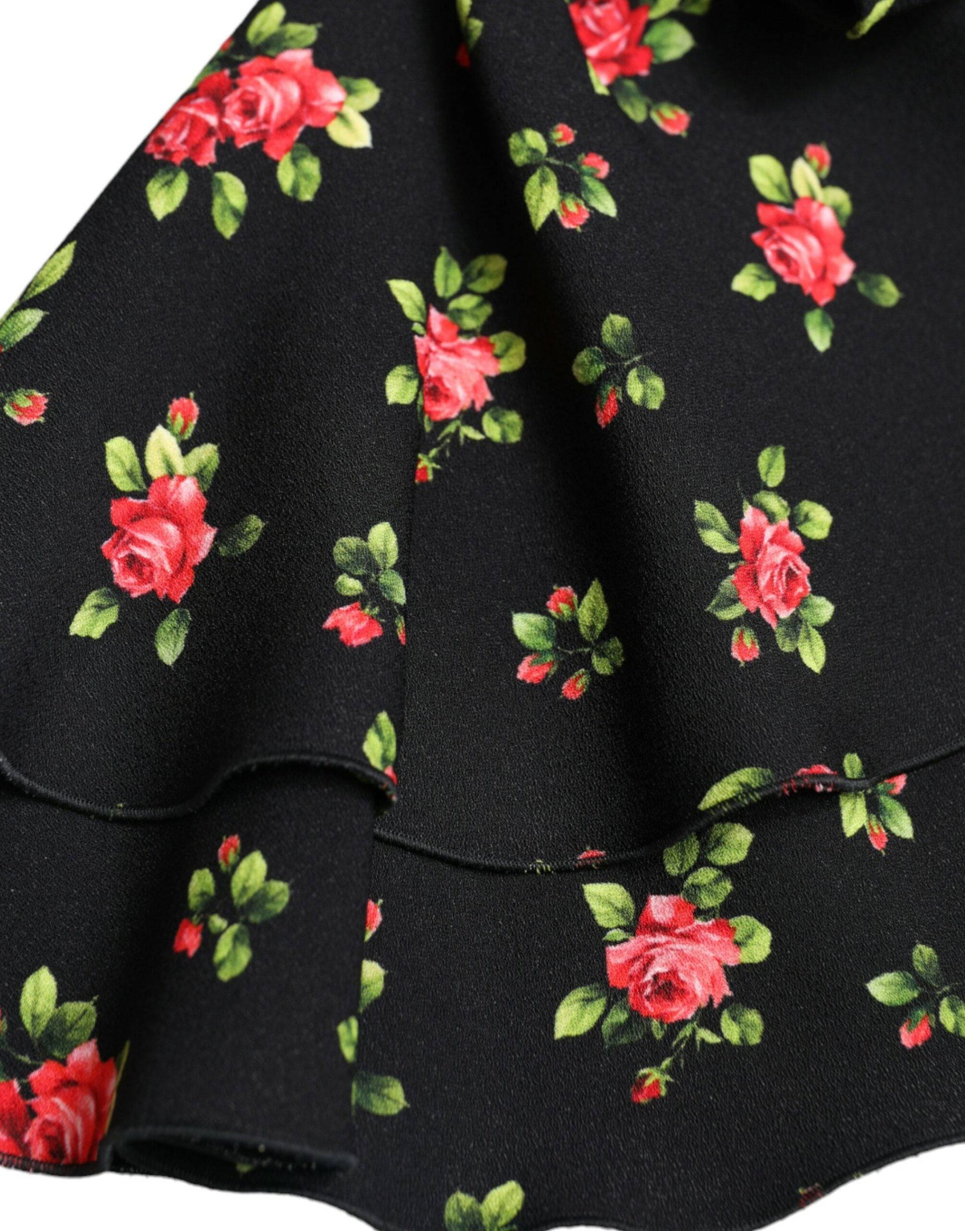 Dolce & Gabbana Floral Print Cropped Top Luxe Fashion - ACCEXO
