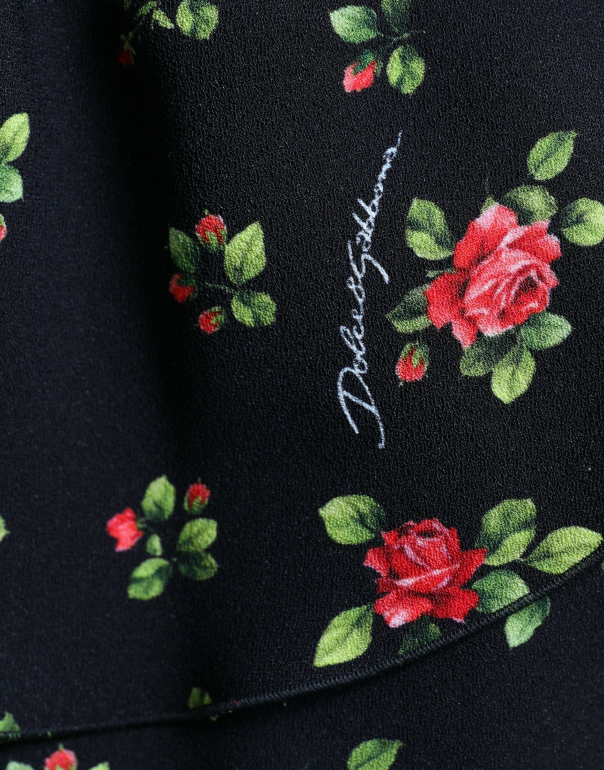 Dolce & Gabbana Floral Print Cropped Top Luxe Fashion - ACCEXO