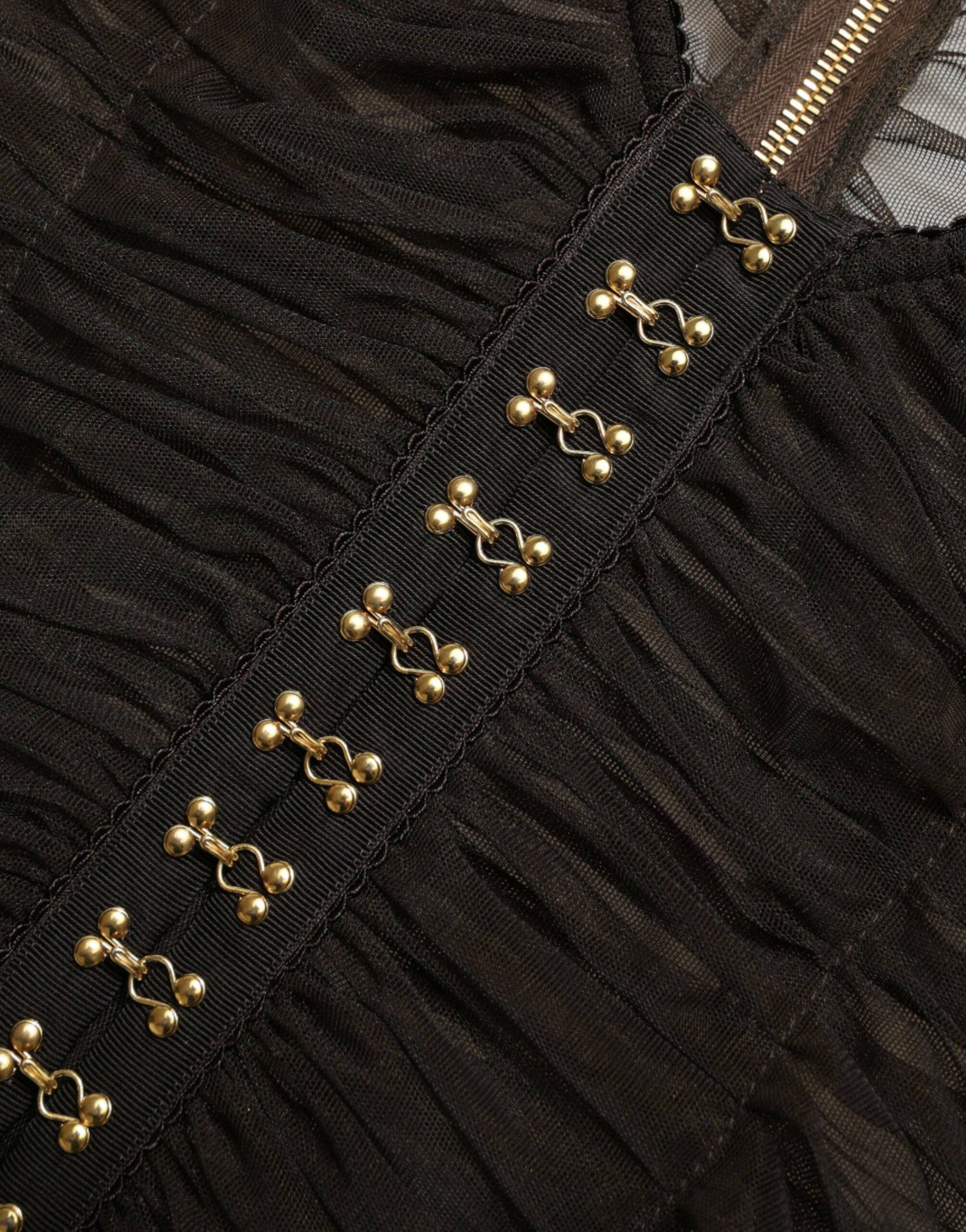 Dolce & Gabbana Embellished Cropped Sleeveless Top - ACCEXO