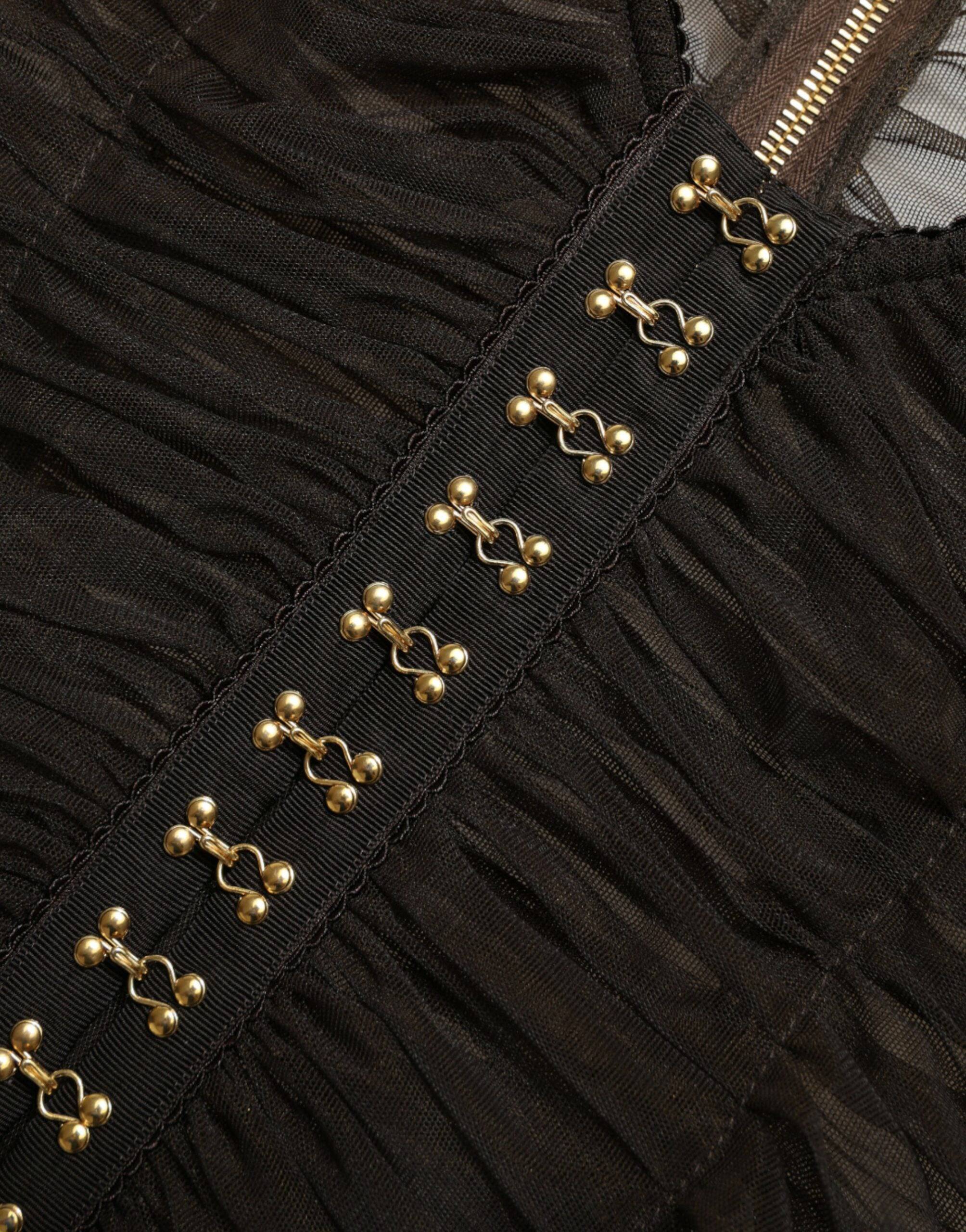 Dolce & Gabbana Embellished Cropped Sleeveless Top - ACCEXO