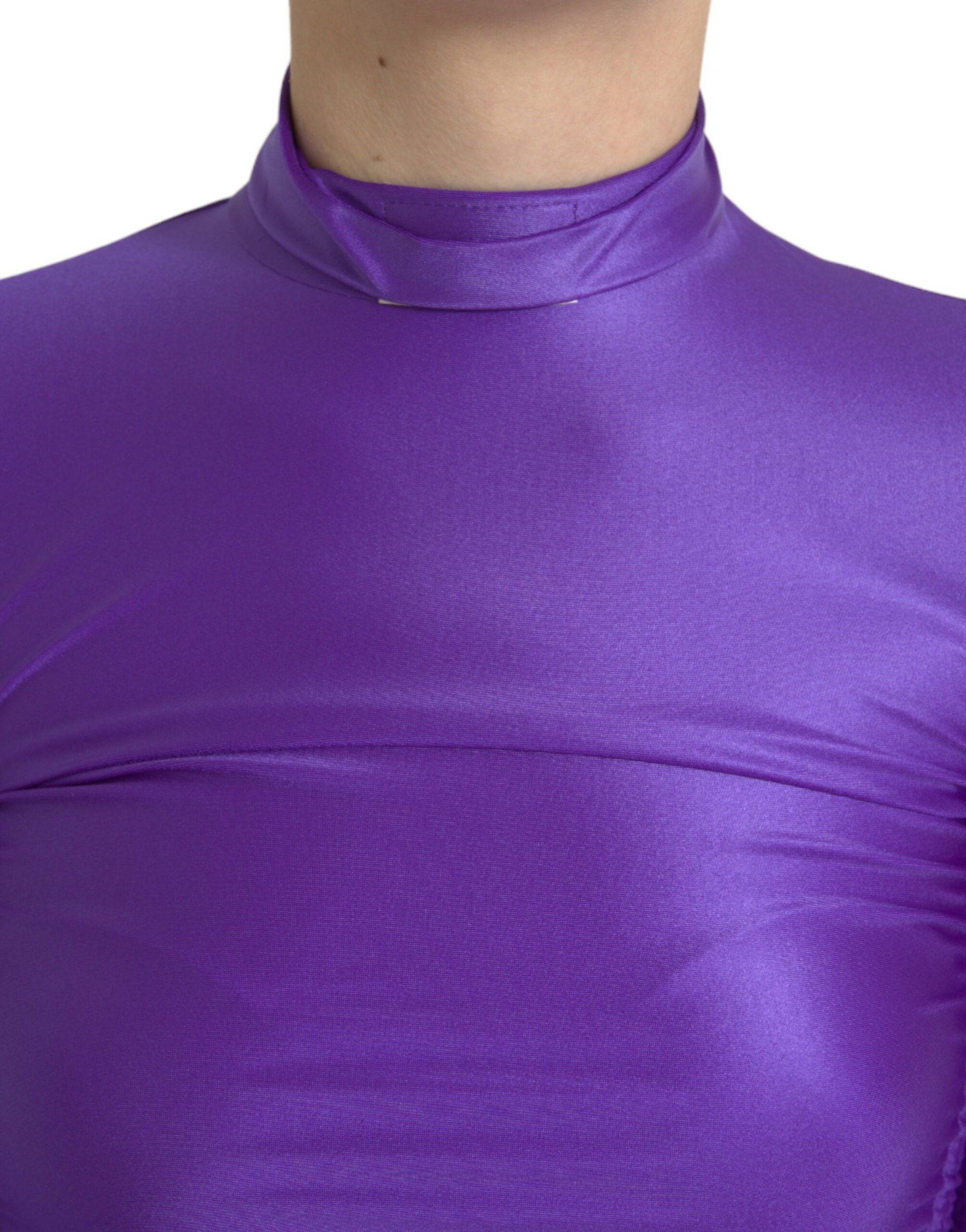 Dolce & Gabbana Elegant Long Sleeve Zip-Back Top - ACCEXO