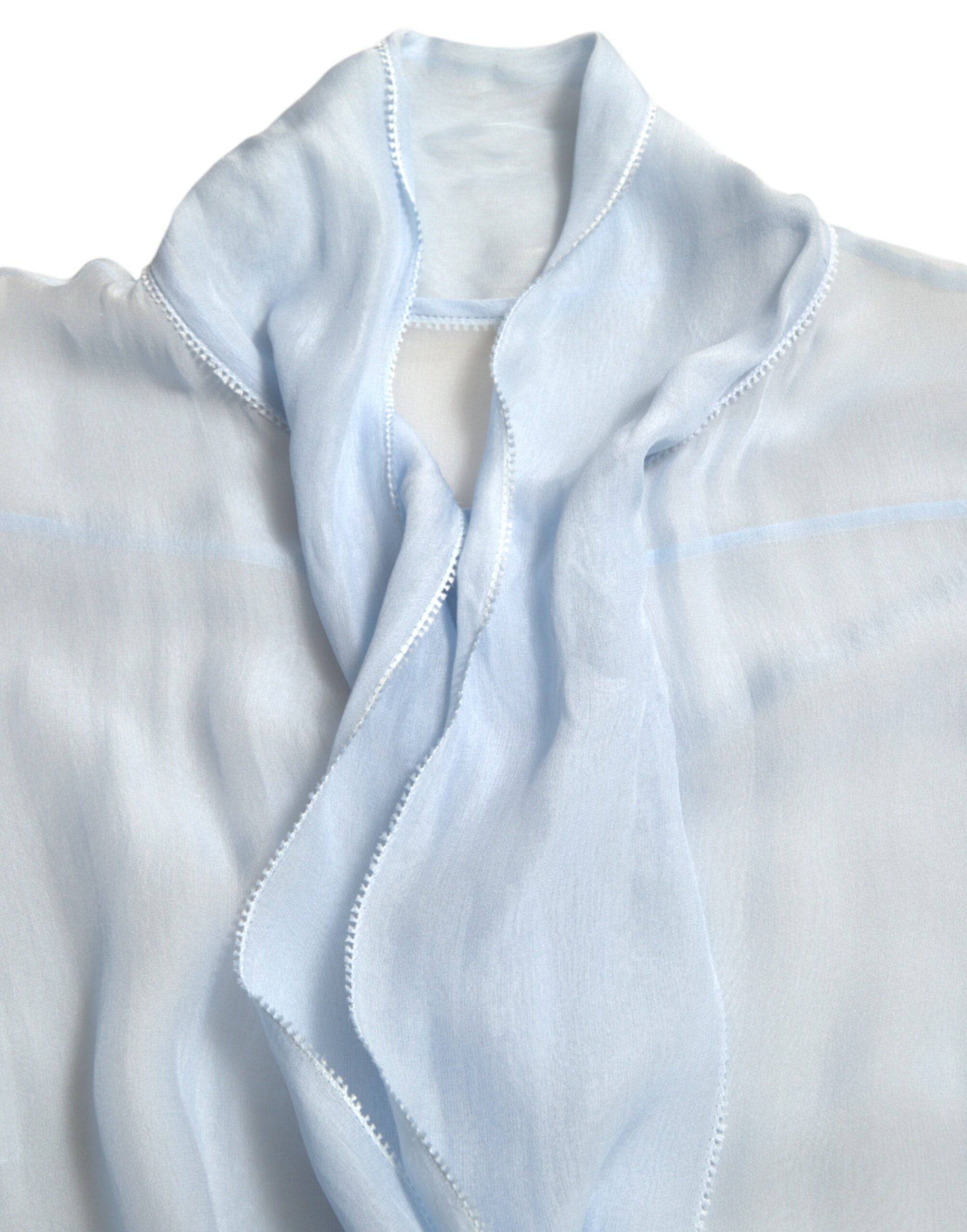 Dolce & Gabbana Elegant Silk Long Sleeve Blouse - ACCEXO