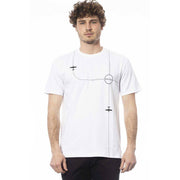 Trussardi White Cotton Men T-Shirt - ACCEXO