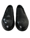 Dolce & Gabbana Elegant Black Leather Studded Loafers