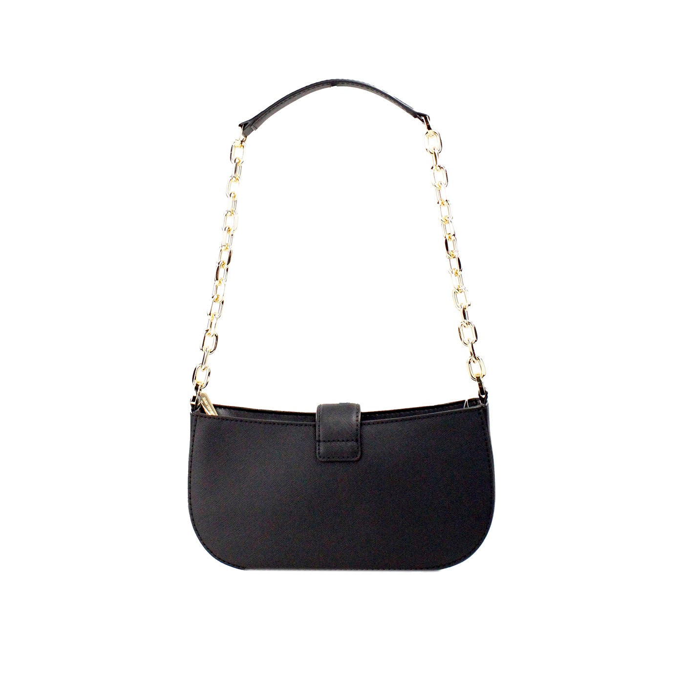 Michael Kors Carmen Small Black Haircalf Pouchette Shoulder Crossbody Bag - ACCEXO