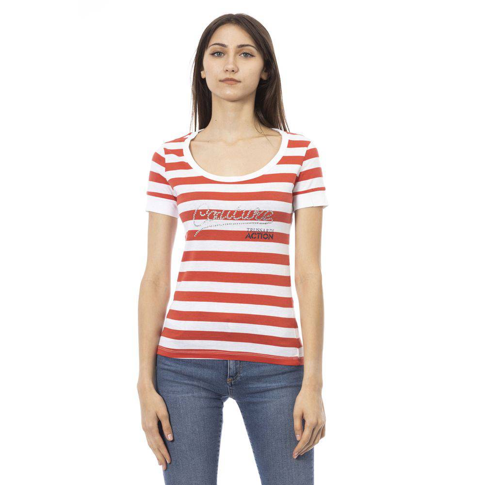 Trussardi Action Multicolor Cotton Women Top - ACCEXO