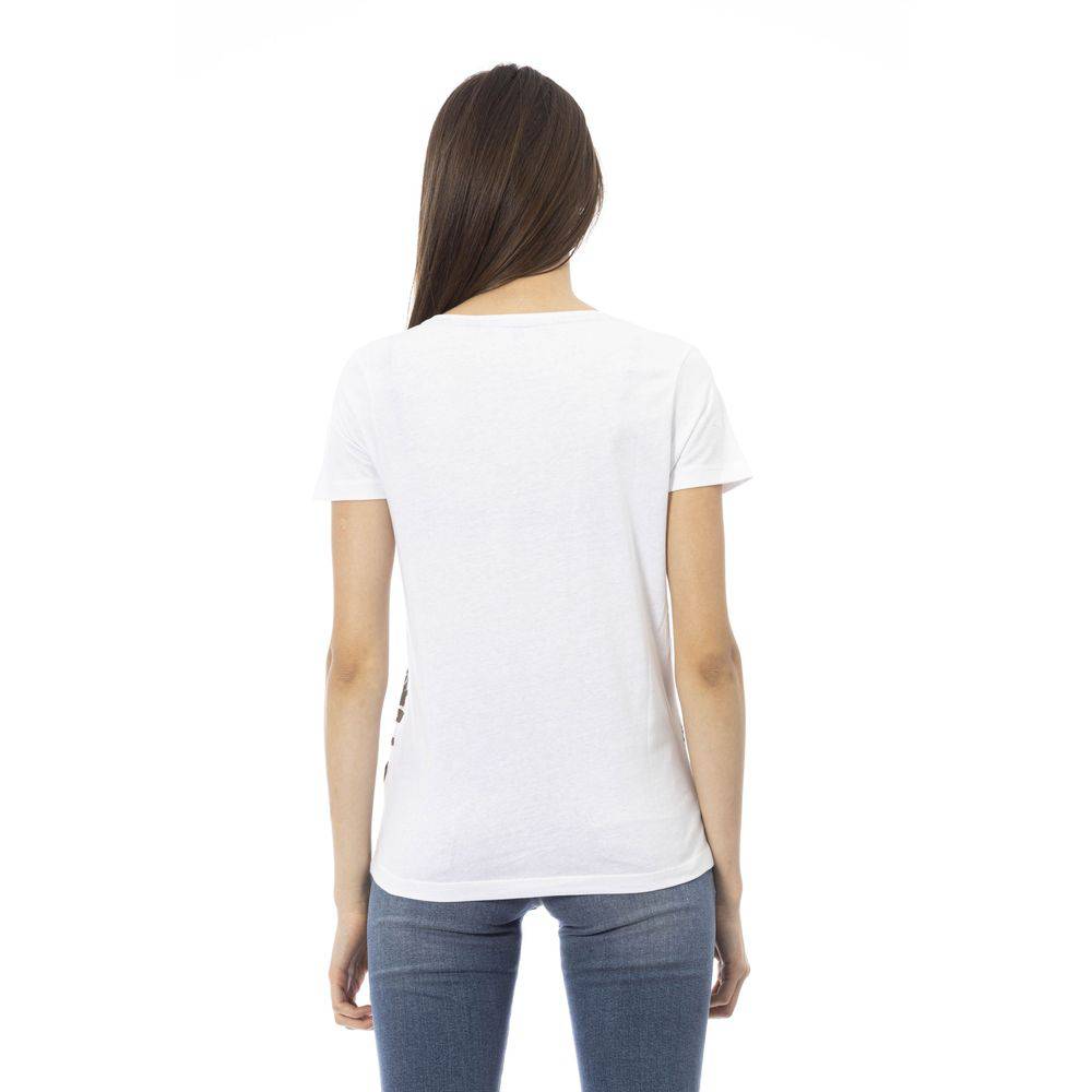 Trussardi Action White Cotton Women Top - ACCEXO