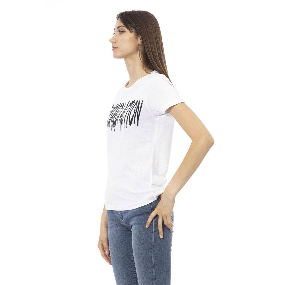 Trussardi Action White Cotton Women Top - ACCEXO