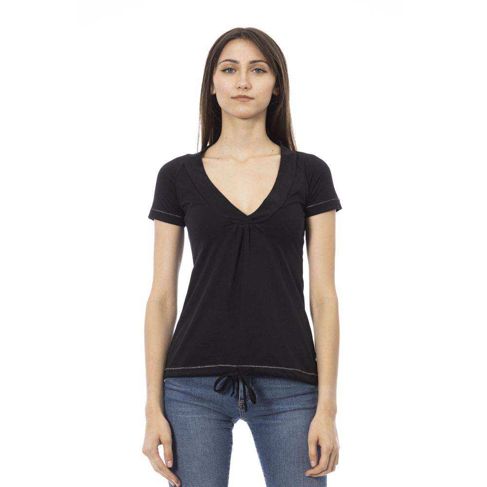 Trussardi Action Black Cotton Women Top - ACCEXO