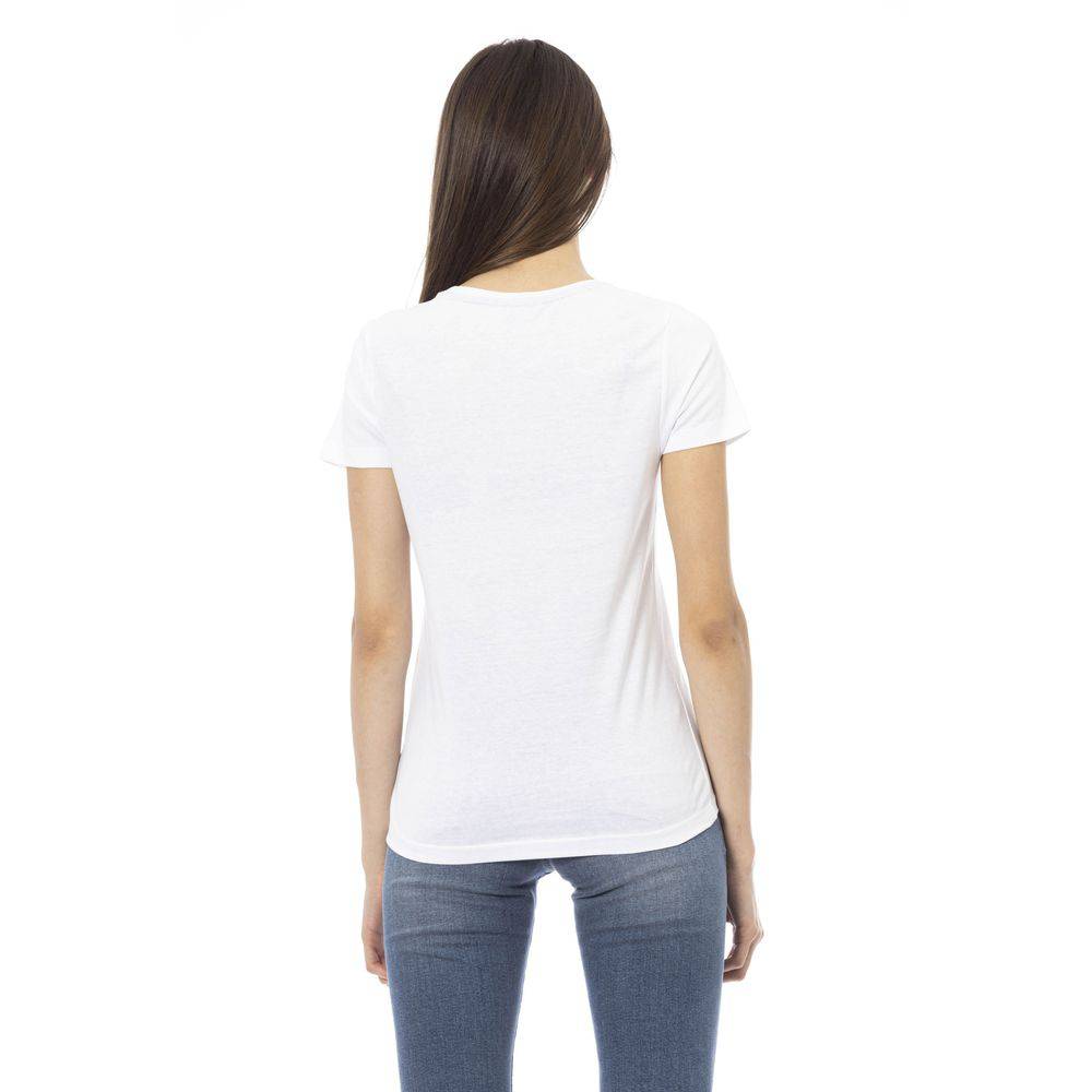 Trussardi Action White Cotton Women Top - ACCEXO