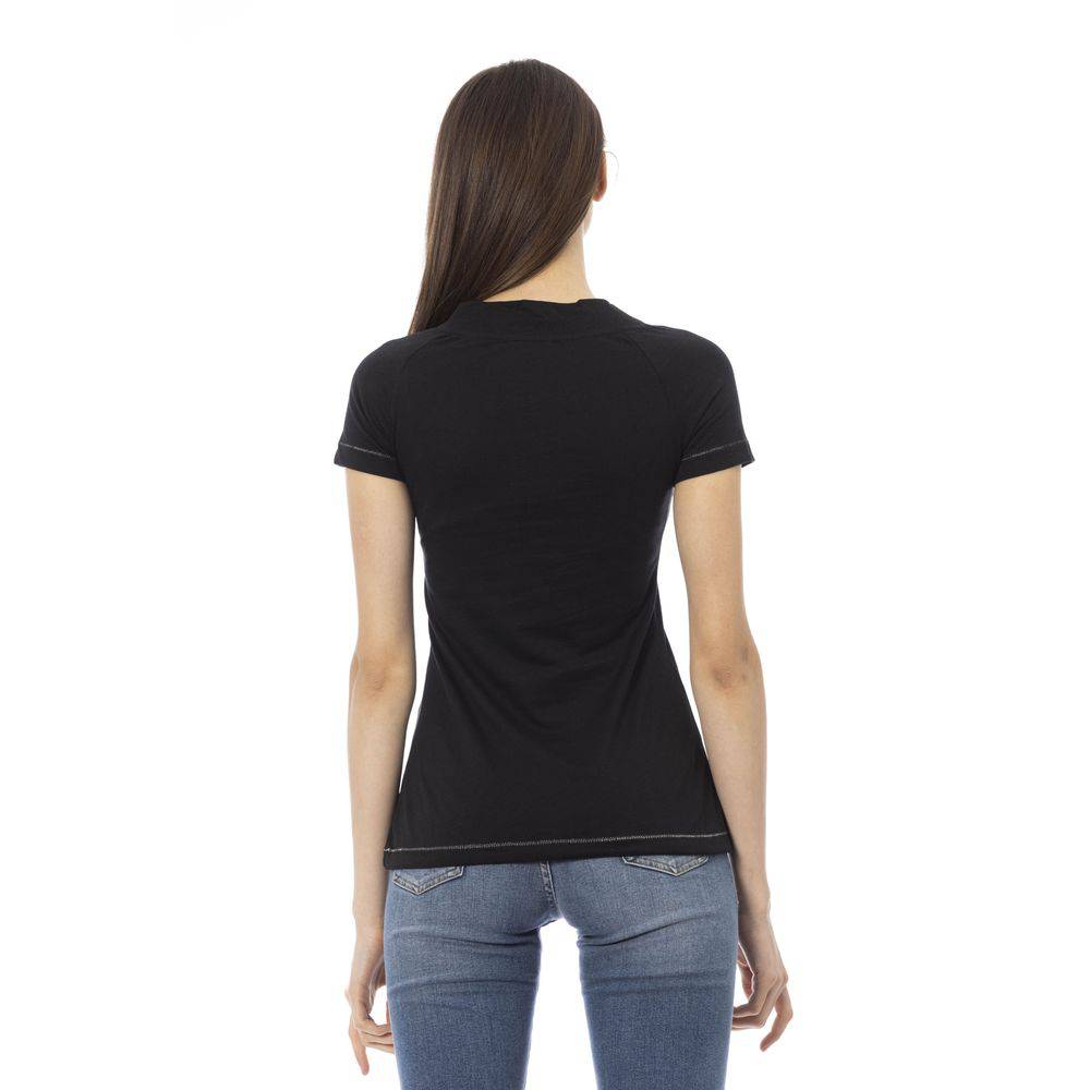 Trussardi Action Black Cotton Women Top - ACCEXO