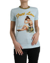 Dolce & Gabbana Elegant Light Blue Cotton T-Shirt