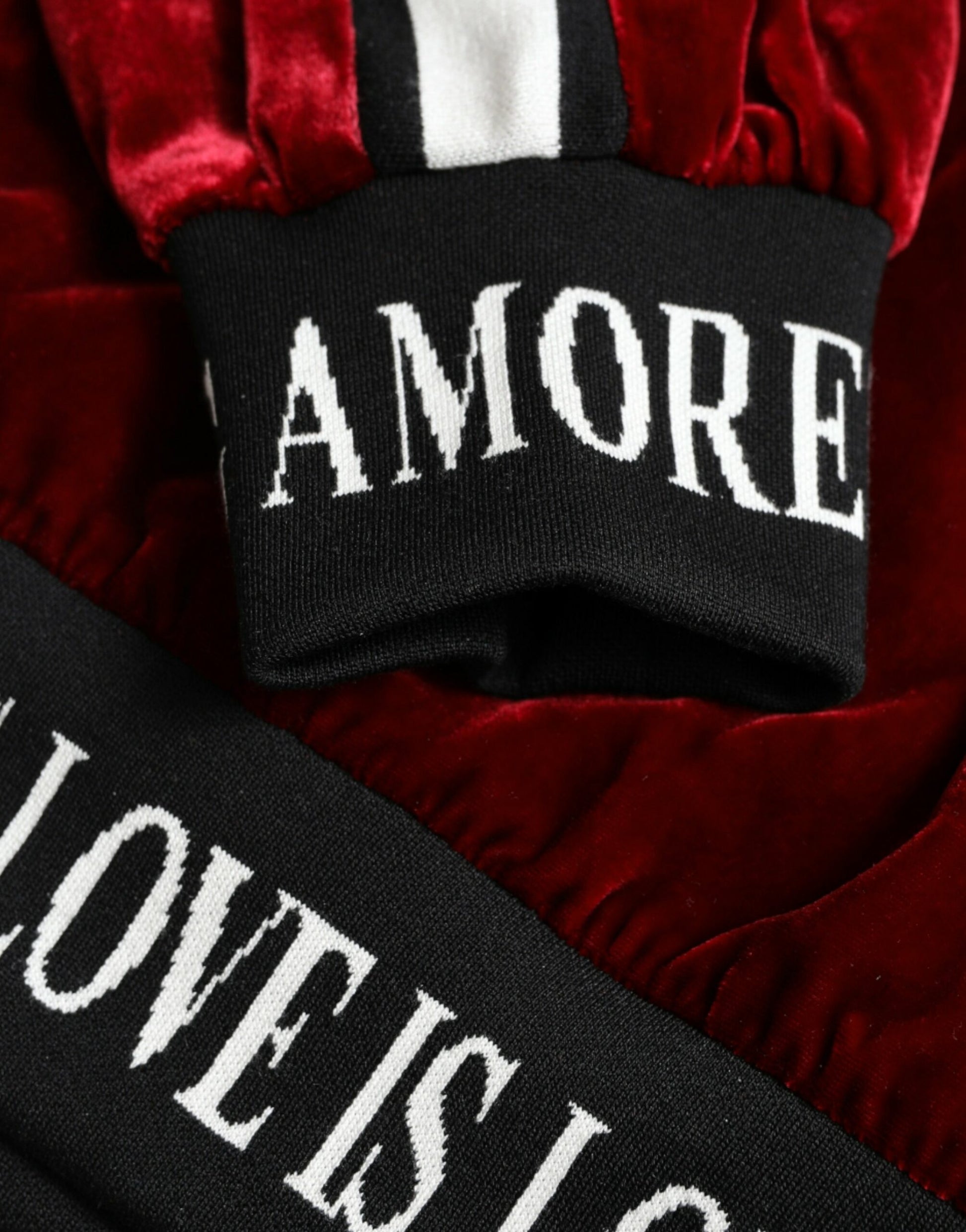 Dolce & Gabbana Elegant Burgundy Silk-Blend Sweater - ACCEXO