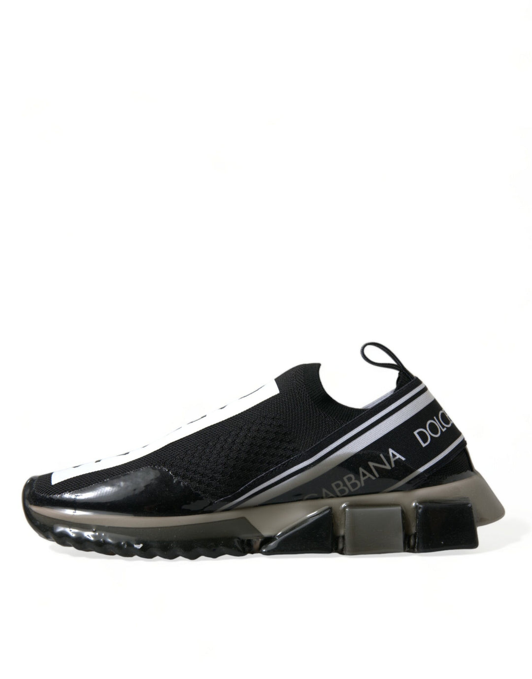 Dolce & Gabbana Elegant Black & White Sorrento Sneakers