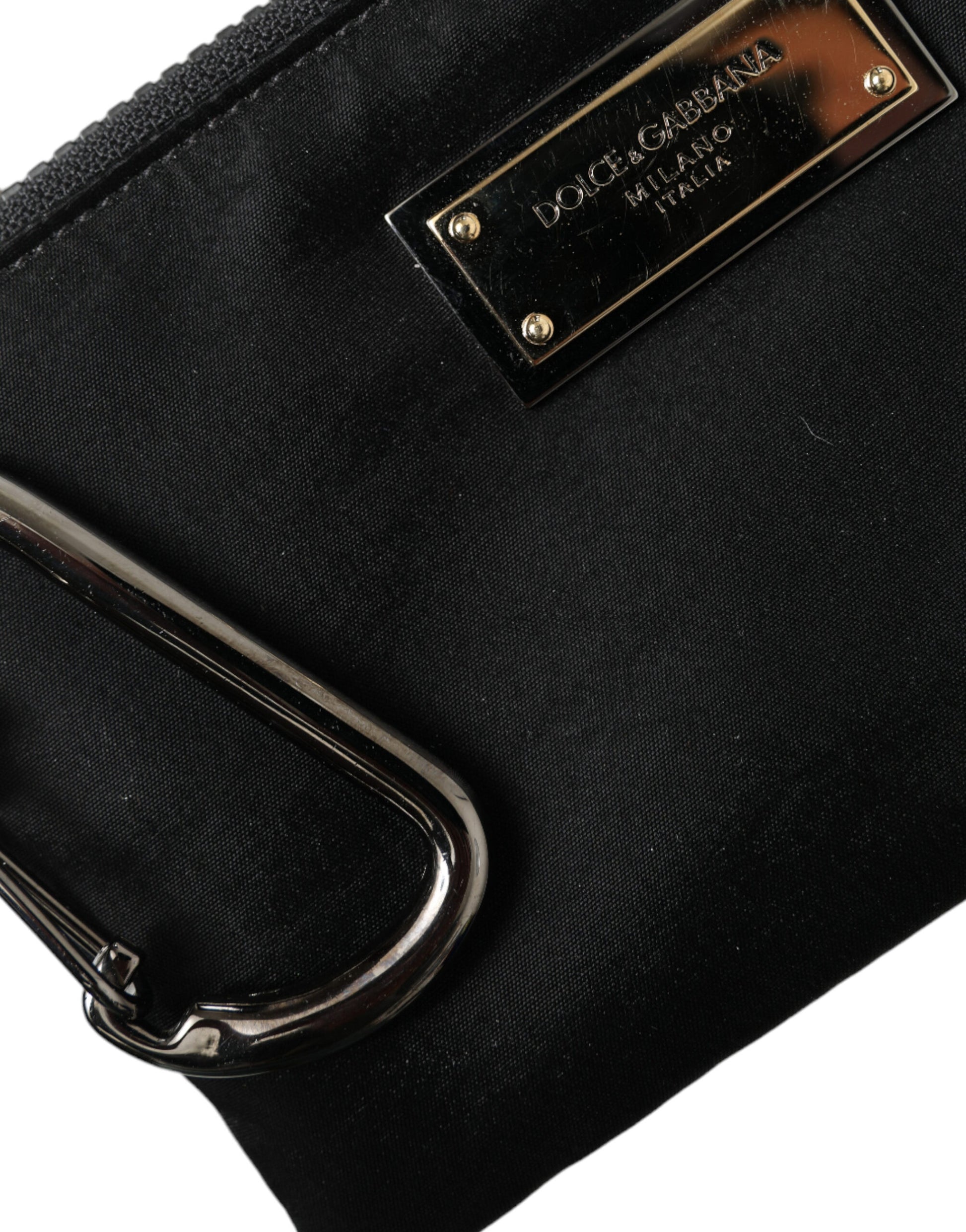 Dolce & Gabbana Chic Nylon-Leather Designer Pouch - ACCEXO