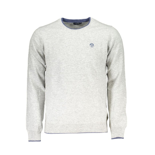 North Sails Gray Polyamide Men Sweater