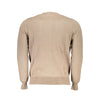 North Sails Beige Crew Neck Embroidered Sweater