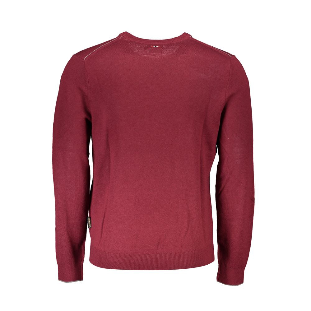 Napapijri Red Fabric Men Sweater