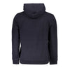 Napapijri Chic Blue Fleece Hooded Sweatshirt with Embroidery