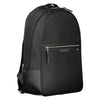 Tommy Hilfiger Elegant Black Laptop Backpack with Contrasting Details