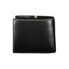 Tommy Hilfiger Elegant Black Leather Dual-Compartment Wallet