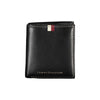 Tommy Hilfiger Elegant Black Leather Bifold Wallet