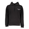 Tommy Hilfiger Elegant Black Hooded Sweatshirt with Logo Print