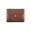 Tommy Hilfiger Sleek Leather Card Holder with Contrast Detailing