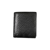 Tommy Hilfiger Sleek Black Leather Dual-Compartment Wallet