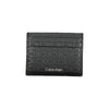 Calvin Klein Sleek Black Card Holder with Contrast Detailing