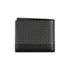 Calvin Klein Sleek Black Leather Wallet with Contrast Details