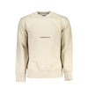 Calvin Klein Beige Crew Neck Long Sleeve Sweatshirt