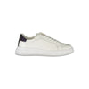 Calvin Klein Sleek White Contrast Lace-Up Sneakers