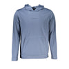 Calvin Klein Elegant Blue Hooded Sweatshirt - Men's Sports Chic