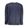 Cavalli Class Elegant Crew Neck Fleece Sweatshirt in Blue