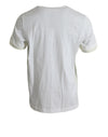 Dolce & Gabbana Elegant White Crew Neck Cotton Tee