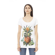 Just Cavalli White Cotton Women T-Shirt - ACCEXO