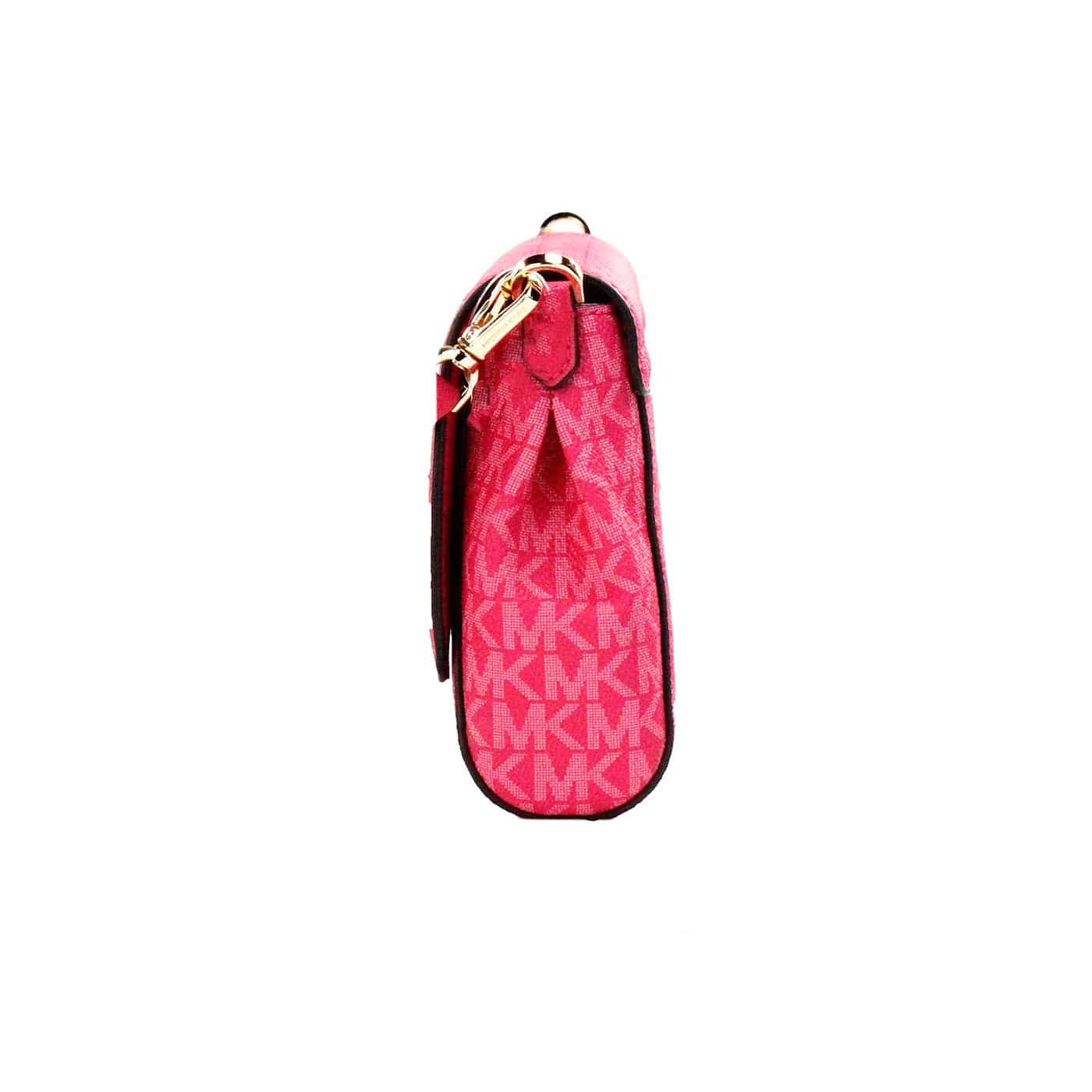 Michael Kors Jet Set Medium Electric Pink Convertible Pouchette Crossbody Bag - ACCEXO