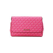 Michael Kors Jet Set Medium Electric Pink Convertible Pouchette Crossbody Bag - ACCEXO