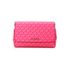 Michael Kors Jet Set Medium Electric Pink Convertible Pouchette Crossbody Bag