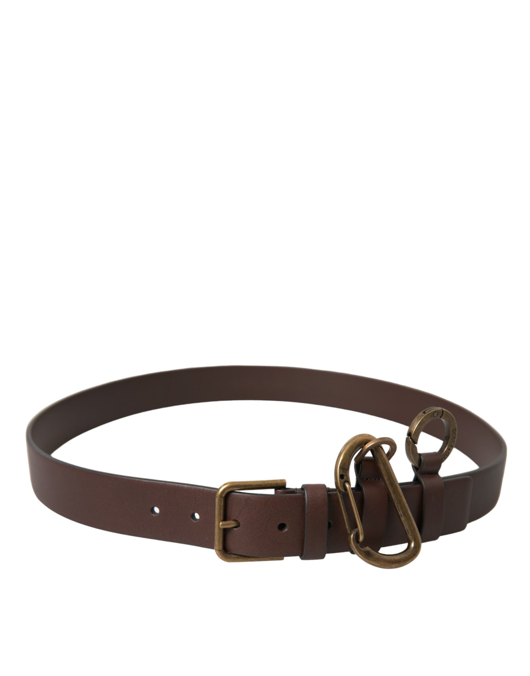 Dolce & Gabbana Elegant Calf Leather Belt with Metal Buckle Closure - ACCEXO