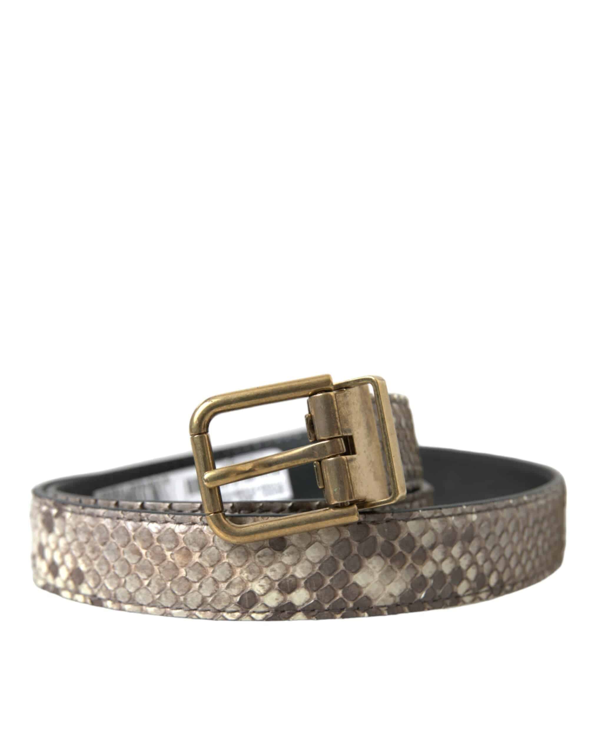 Dolce & Gabbana Elegant Italian Leather Belt - ACCEXO
