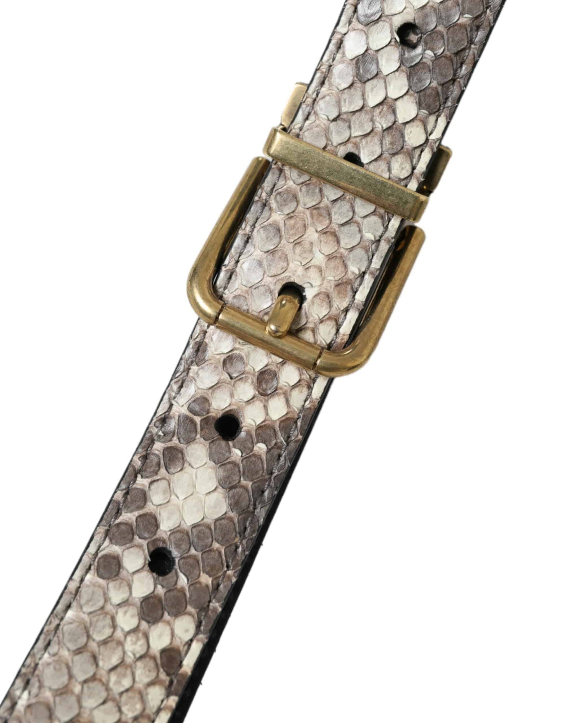 Dolce & Gabbana Elegant Italian Leather Belt - ACCEXO