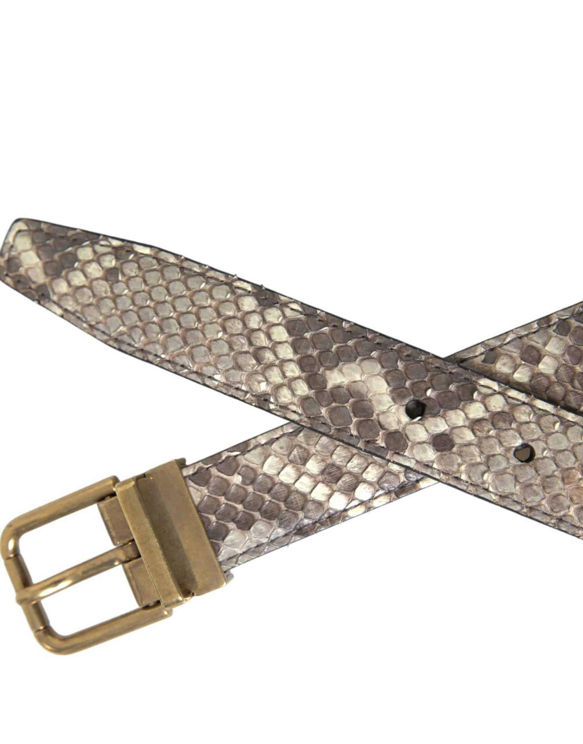 Dolce & Gabbana Elegant Italian Leather Belt - ACCEXO