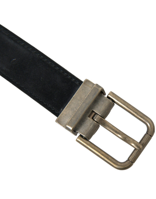 Dolce & Gabbana Elegant Suede Calf Leather Belt