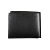 Guess Jeans Chic Black Leather Dual-Compartment Wallet