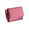 Coccinelle Elegant Pink Leather Wallet with Multiple Compartments