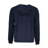 Fila Blue Cotton Blend Hooded Sweatshirt