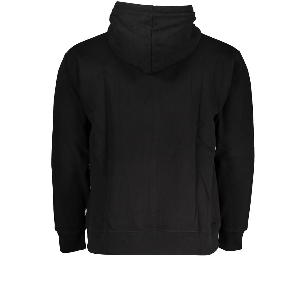 Vans Sleek Black Hooded Zip Sweatshirt