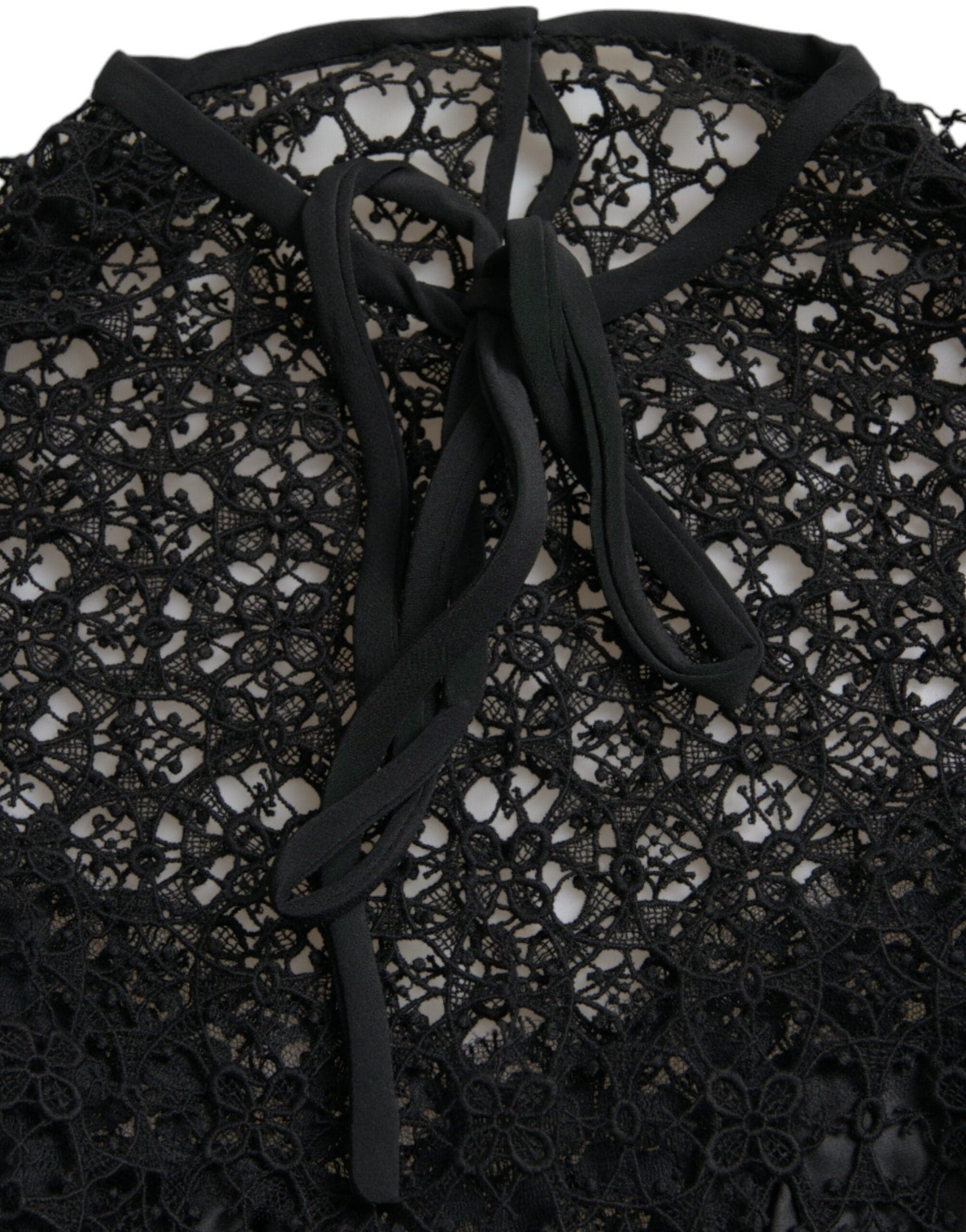 Dolce & Gabbana Elegant Floral Lace Blouse Top - ACCEXO